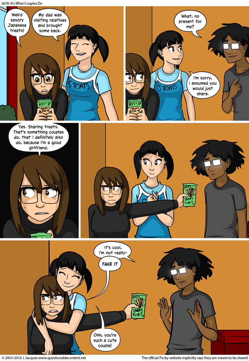 Questionable Content 14.2.2018