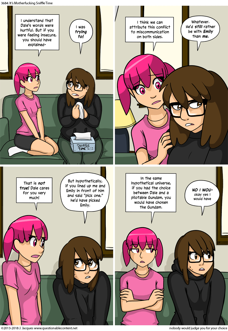 Questionable Content 22.2.2018