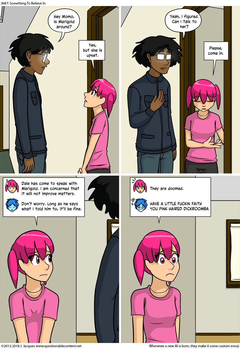 Questionable Content 27.2.2018