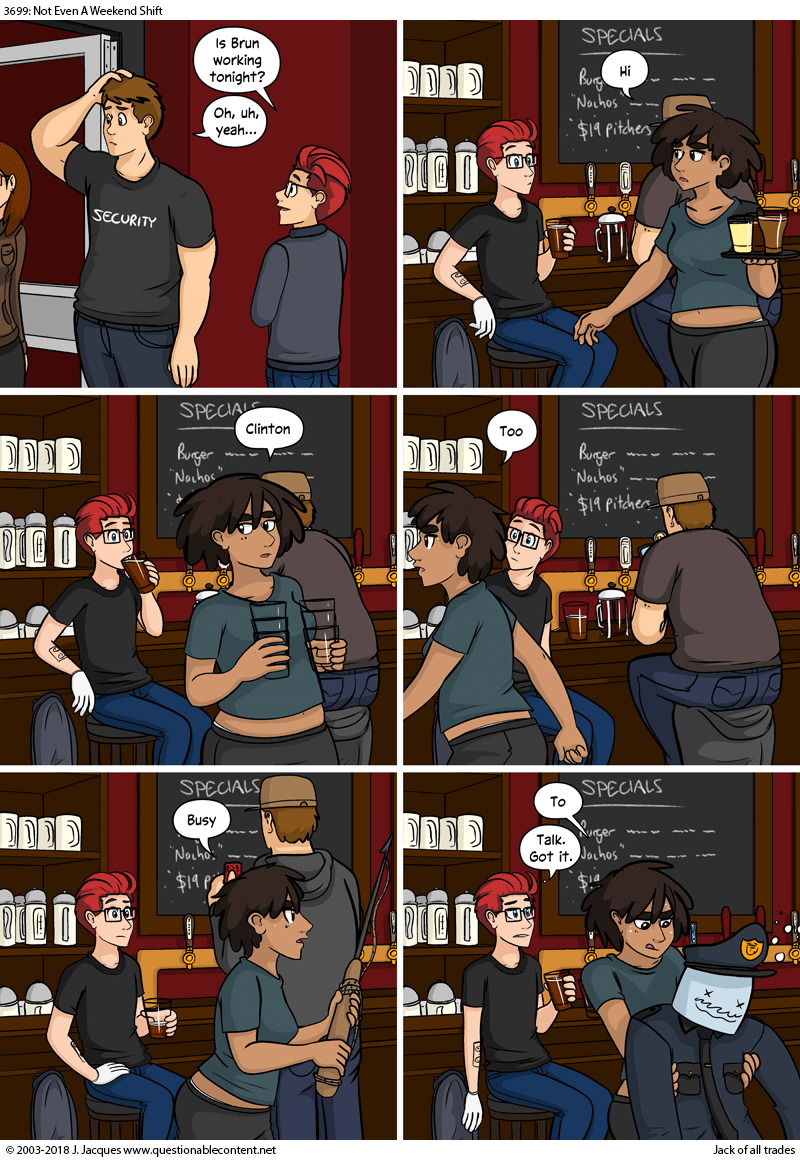 Questionable Content 15.3.2018