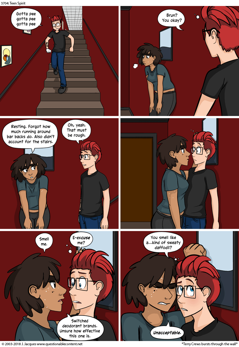 Questionable Content 22.3.2018