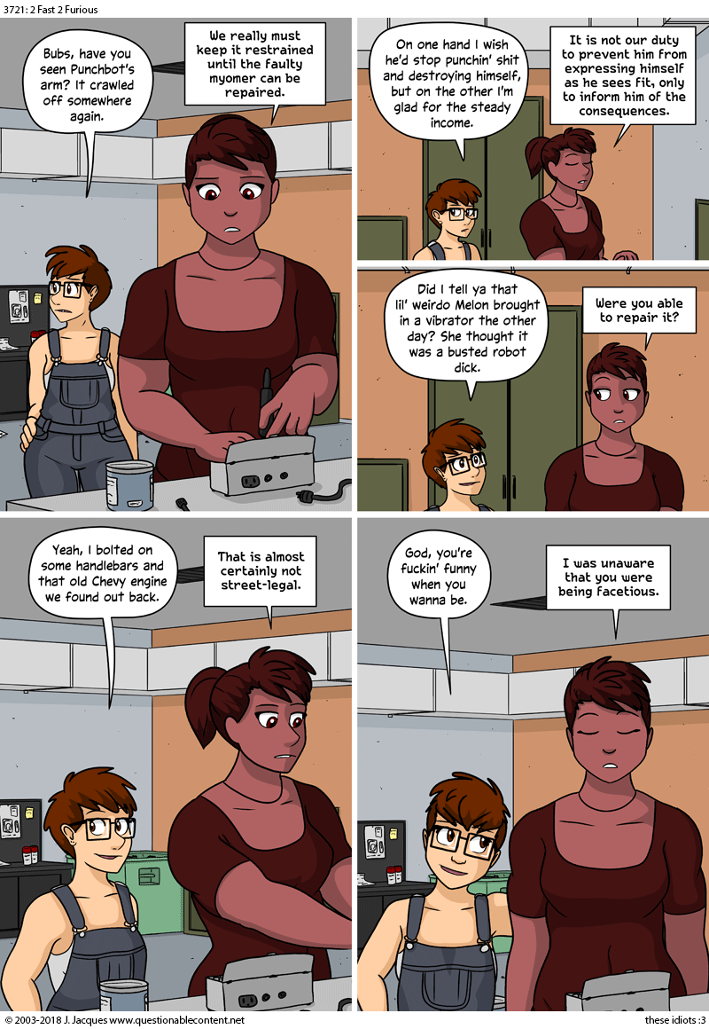 Questionable Content 16.4.2018