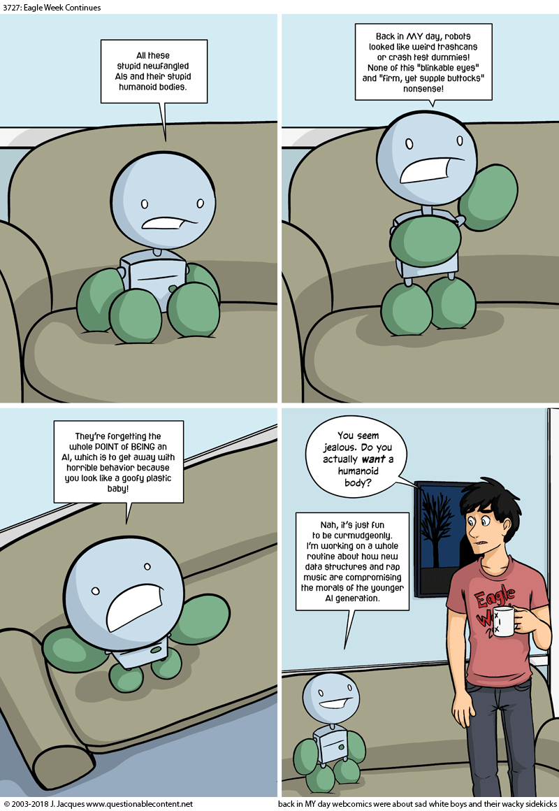 Questionable Content 24.4.2018