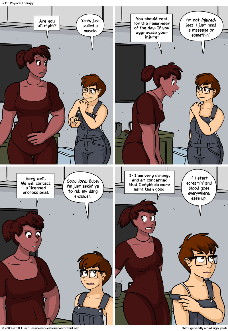 Questionable Content 30.4.2018