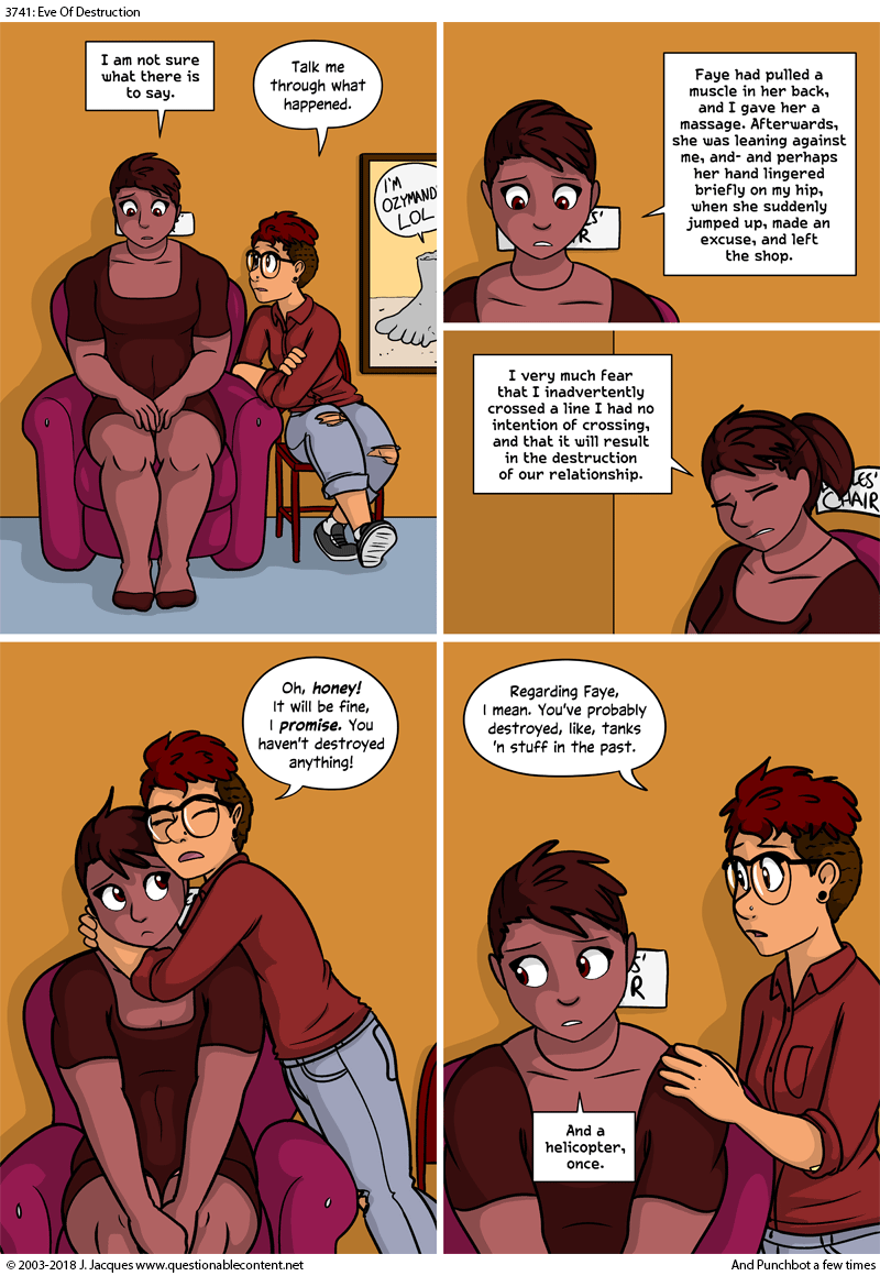 Questionable Content 14.5.2018