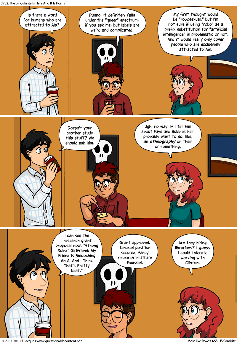 Questionable Content 29.5.2018