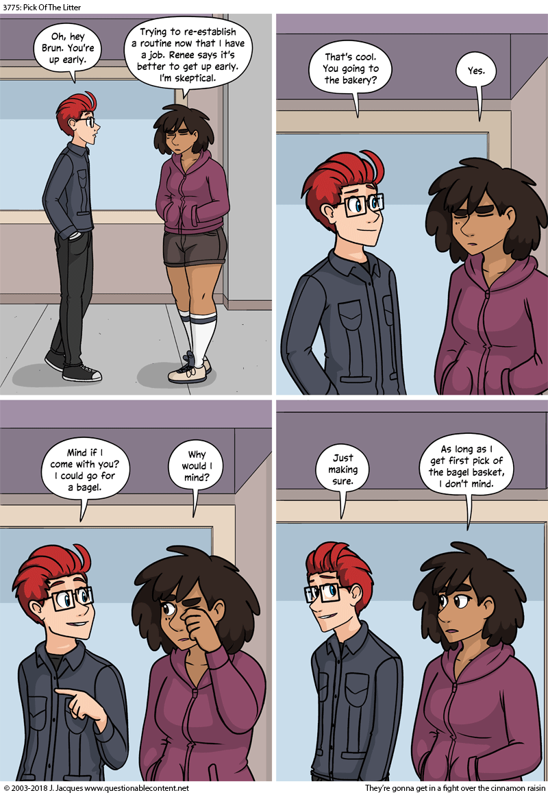 Questionable Content 29.6.2018