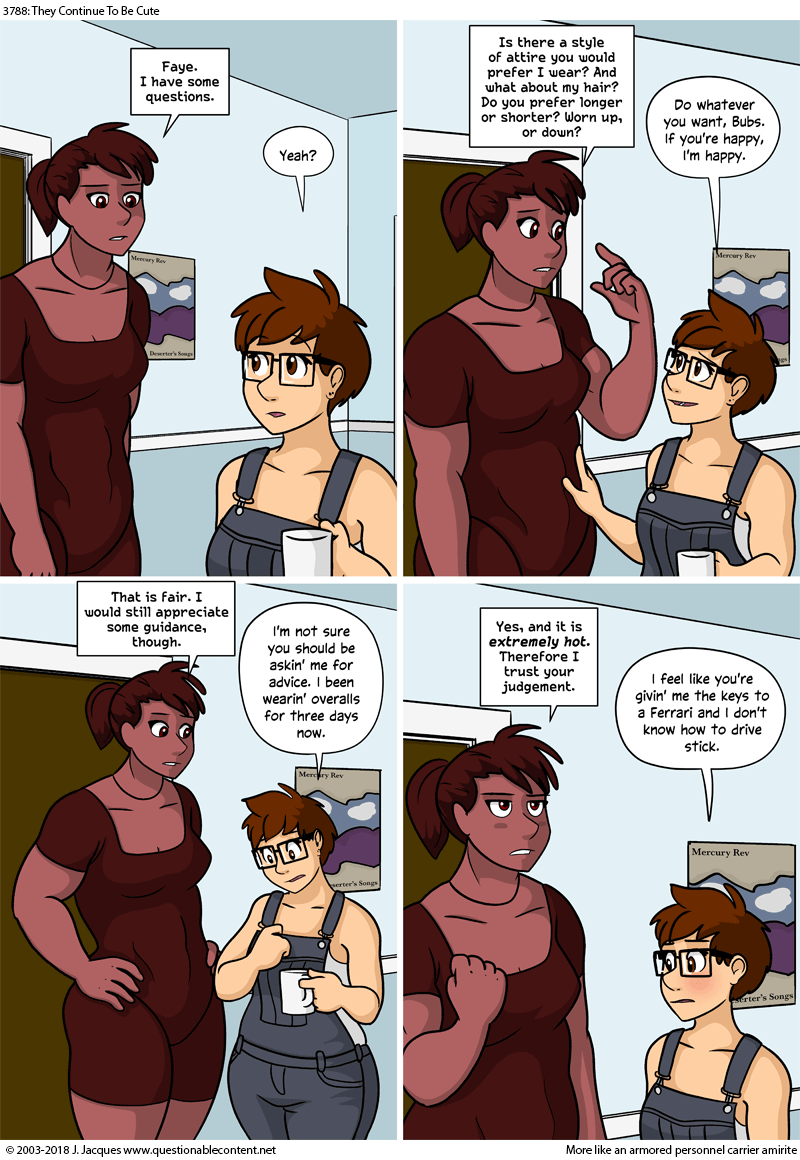 Questionable Content 18.7.2018