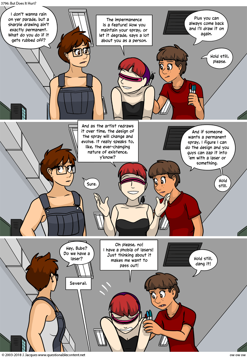 Questionable Content 30.7.2018