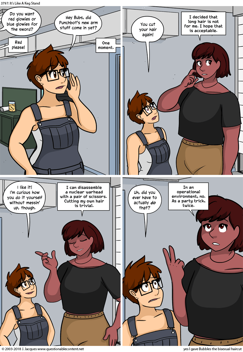 Questionable Content 31.7.2018