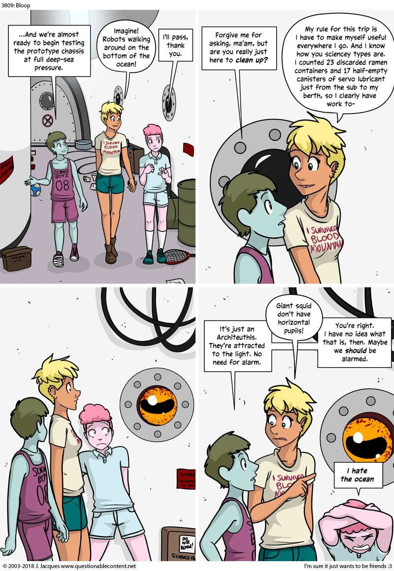 Questionable Content 16.8.2018