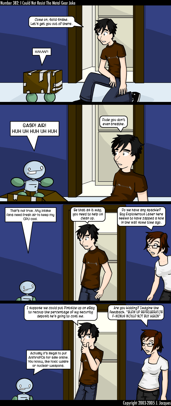 Questionable Content 16.6.2005