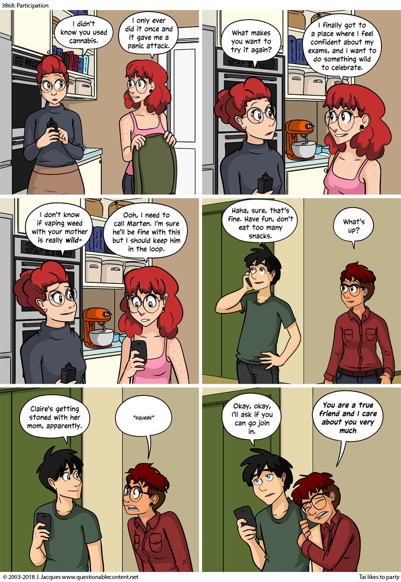 Questionable Content 7.11.2018