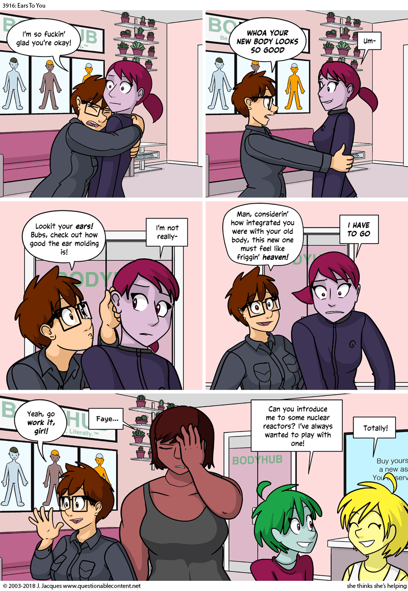 Questionable Content 14.1.2019