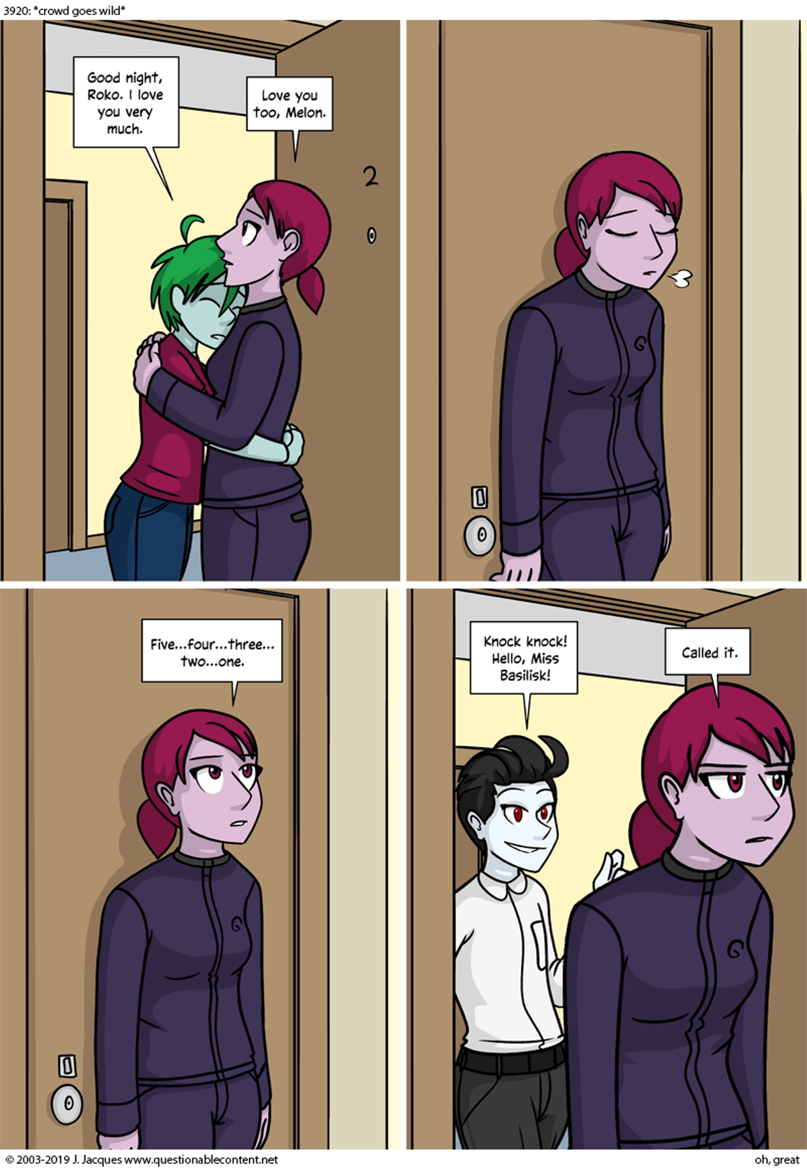 Questionable Content 18.1.2019