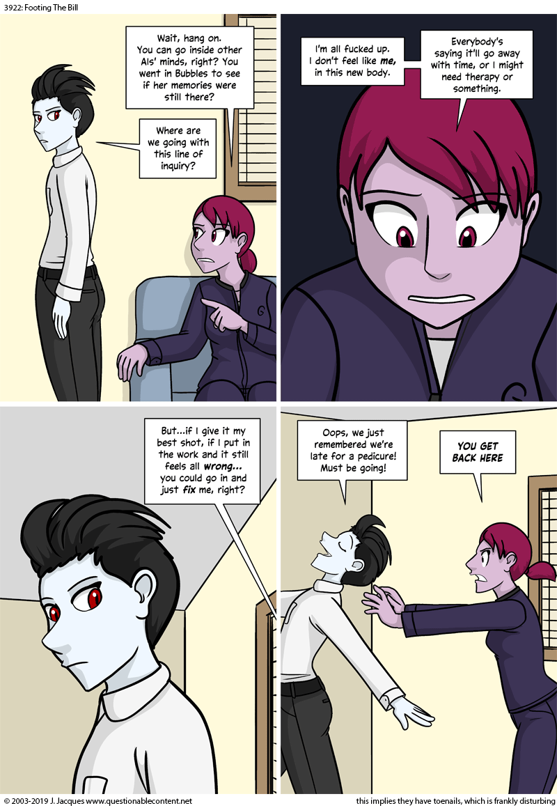 Questionable Content 22.1.2019