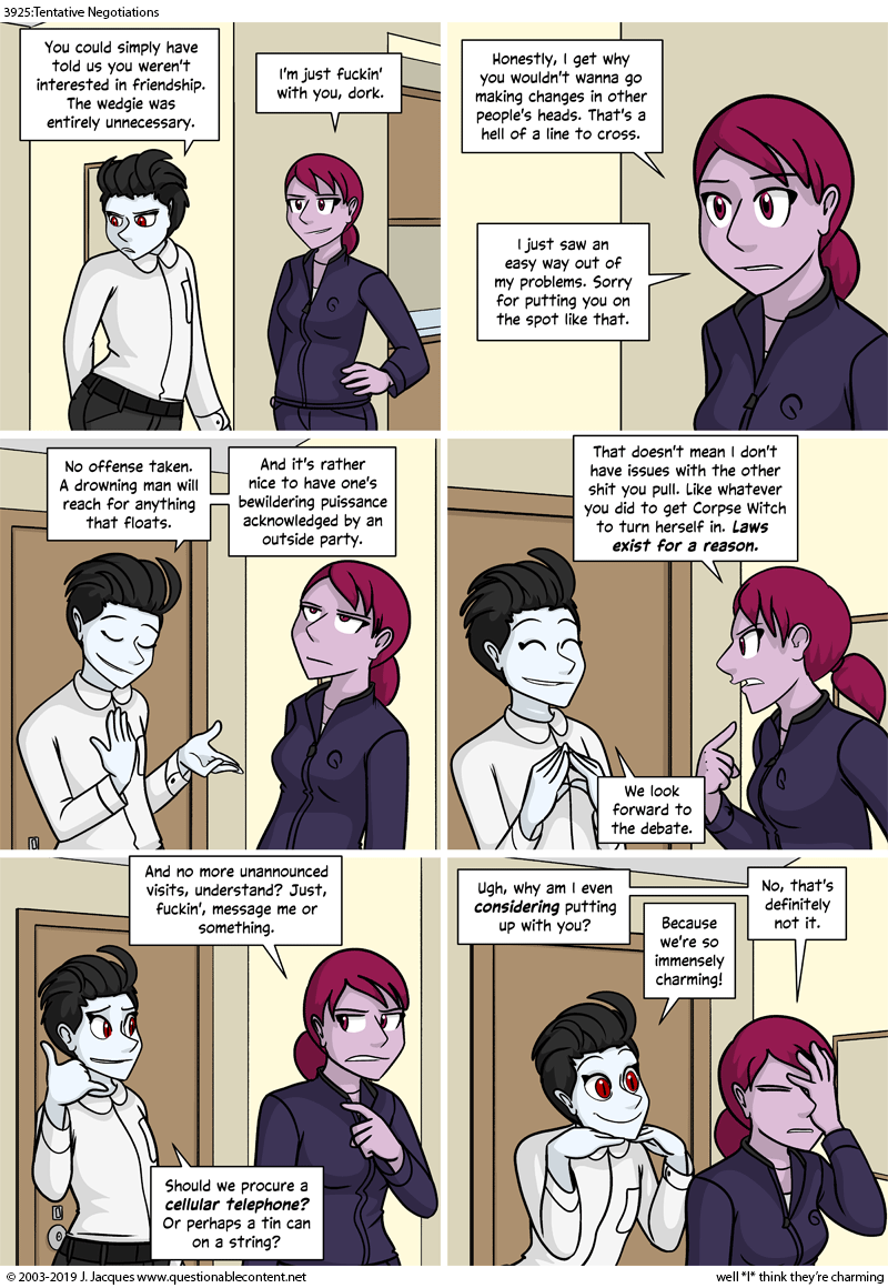 Questionable Content 25.1.2019