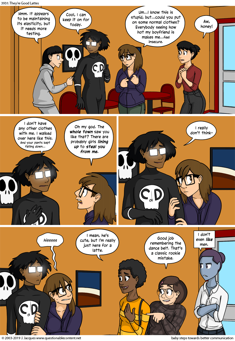 Questionable Content 4.2.2019