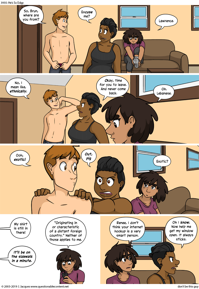 Questionable Content 8.2.2019