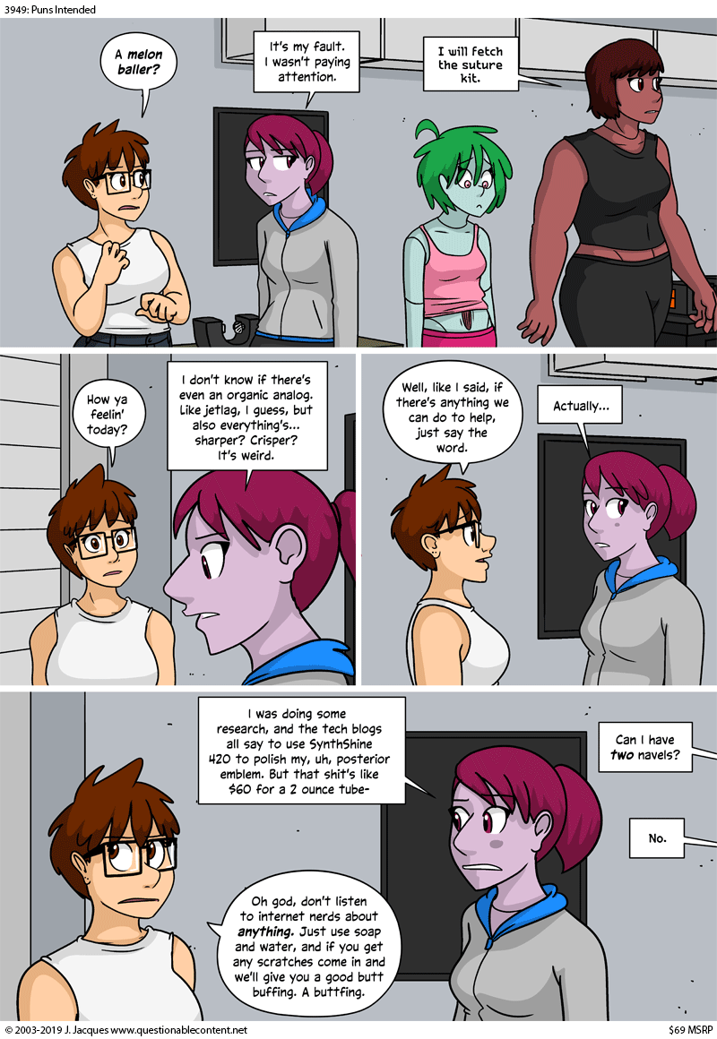 Questionable Content 28.2.2019