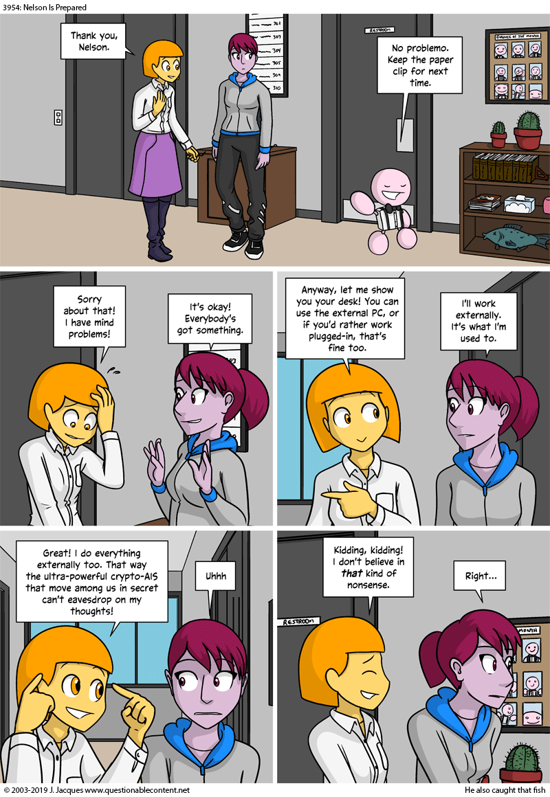 Questionable Content 7.3.2019