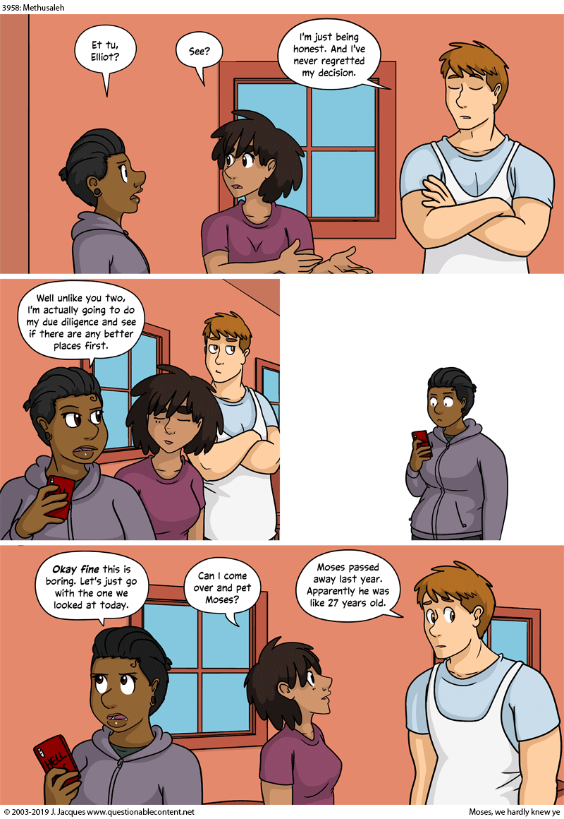 Questionable Content 13.3.2019