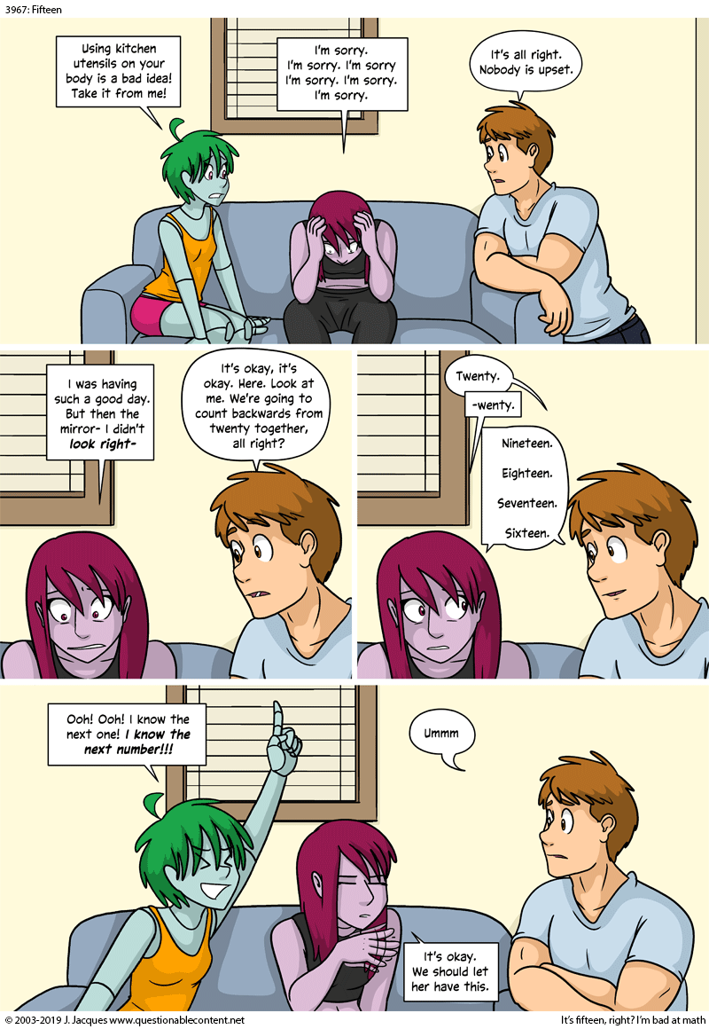 Questionable Content 26.3.2019