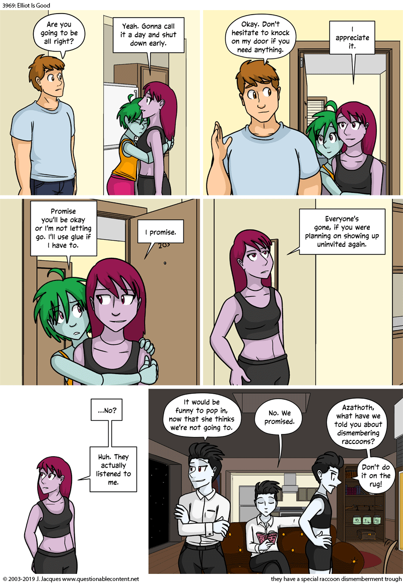 Questionable Content 28.3.2019