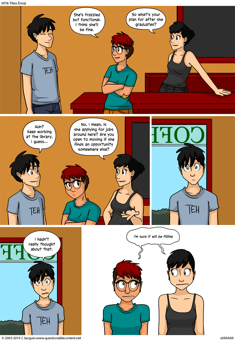 Questionable Content 10.4.2019