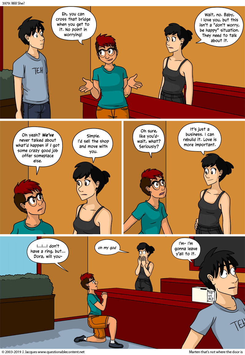 Questionable Content 11.4.2019