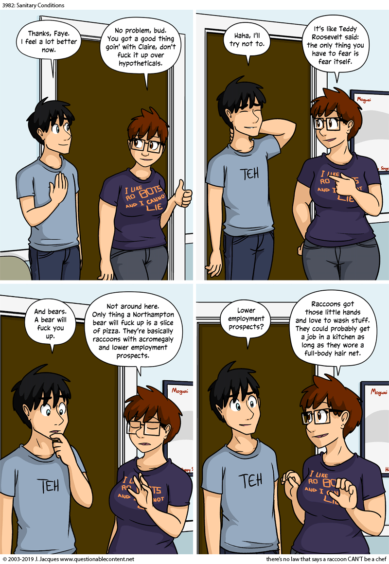 Questionable Content 16.4.2019