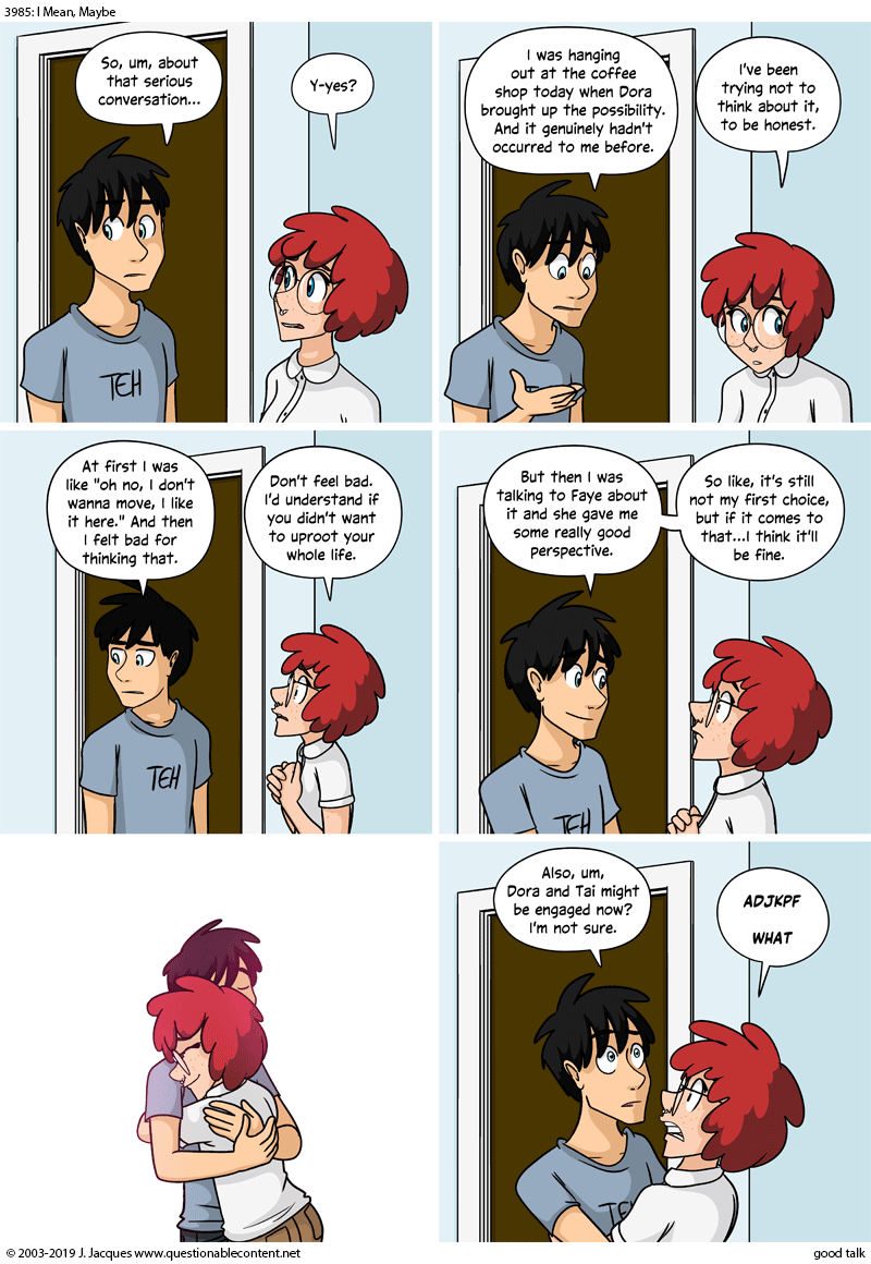 Questionable Content 19.4.2019