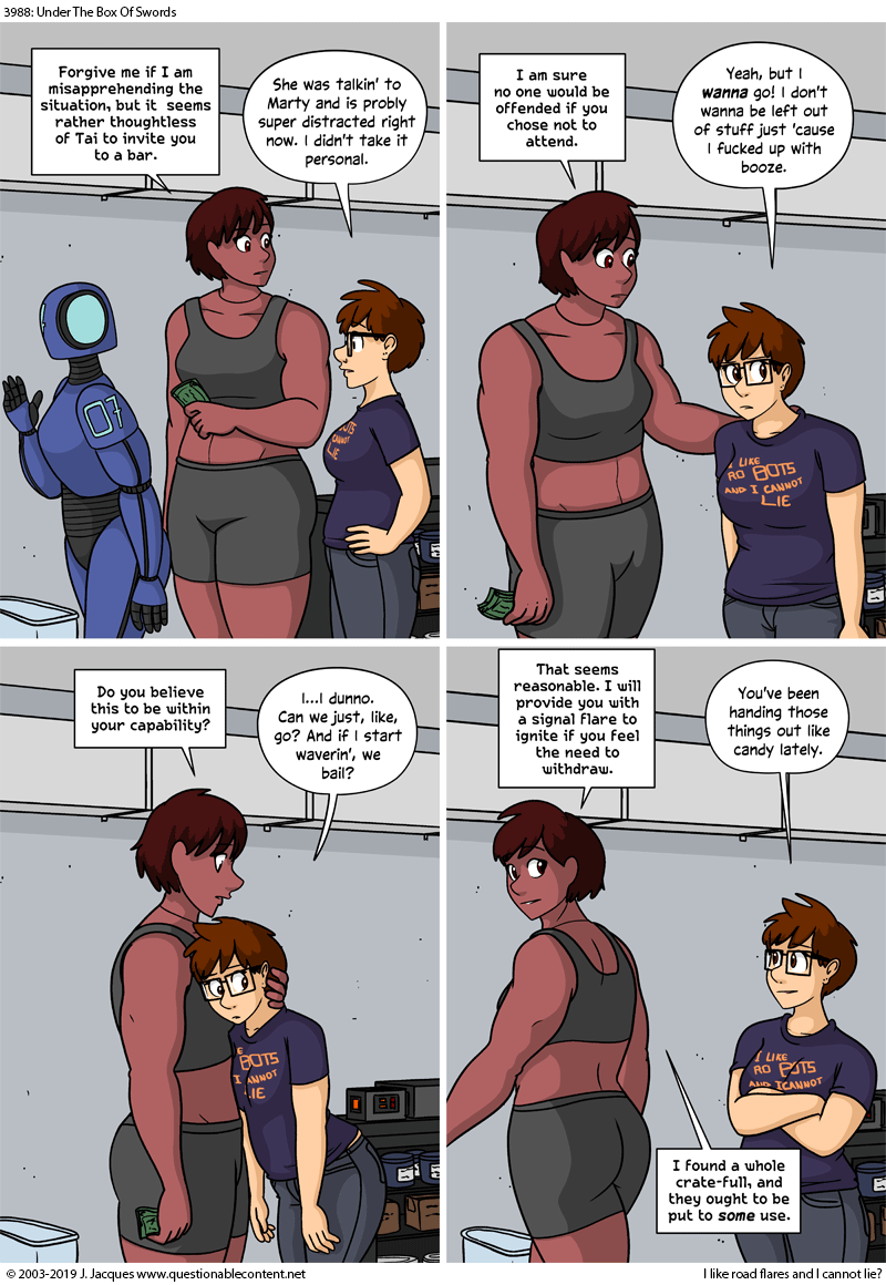 Questionable Content 24.4.2019