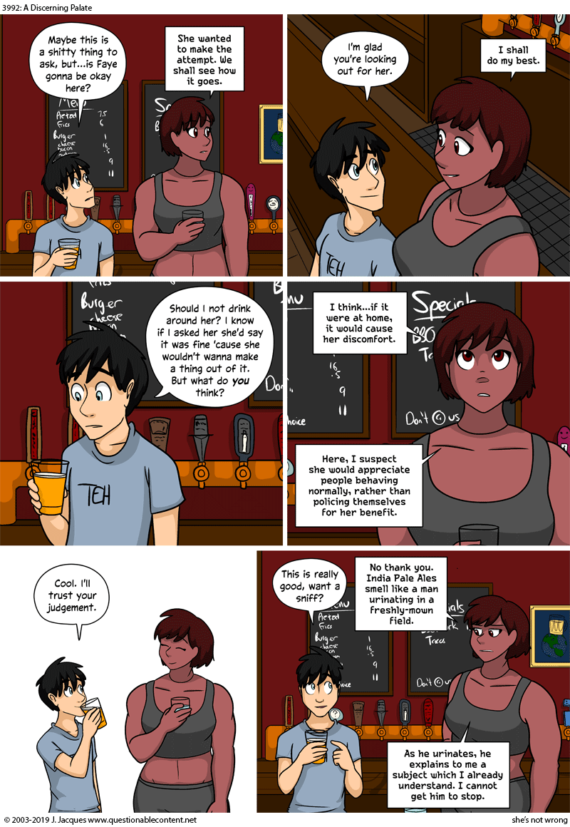 Questionable Content 30.4.2019