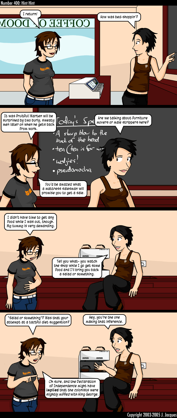 Questionable Content 11.7.2005