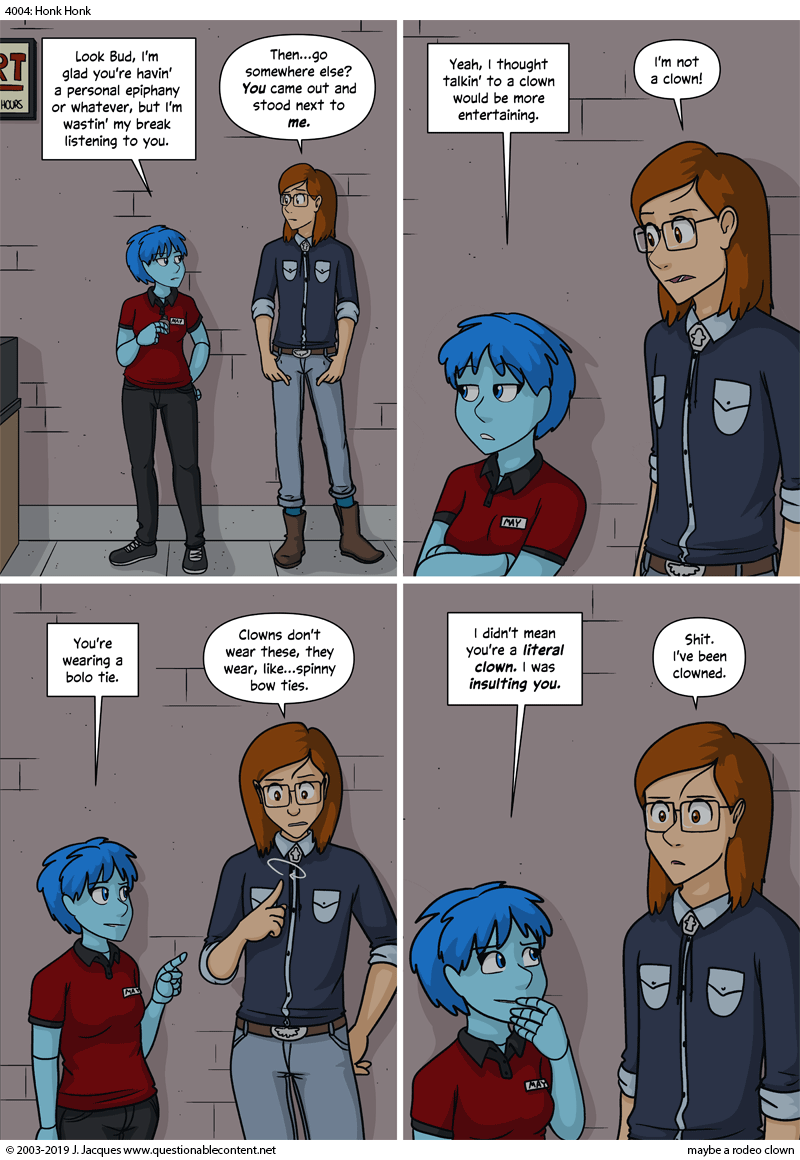 Questionable Content 16.5.2019