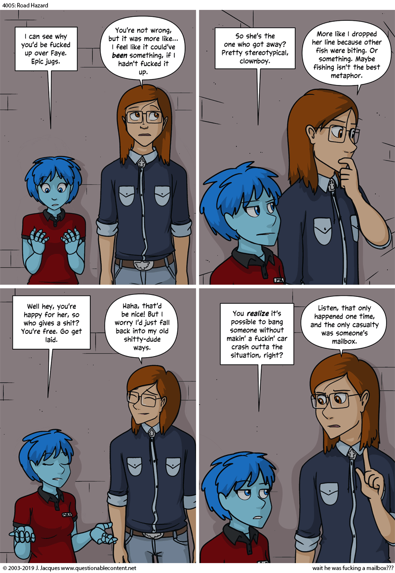 Questionable Content 17.5.2019