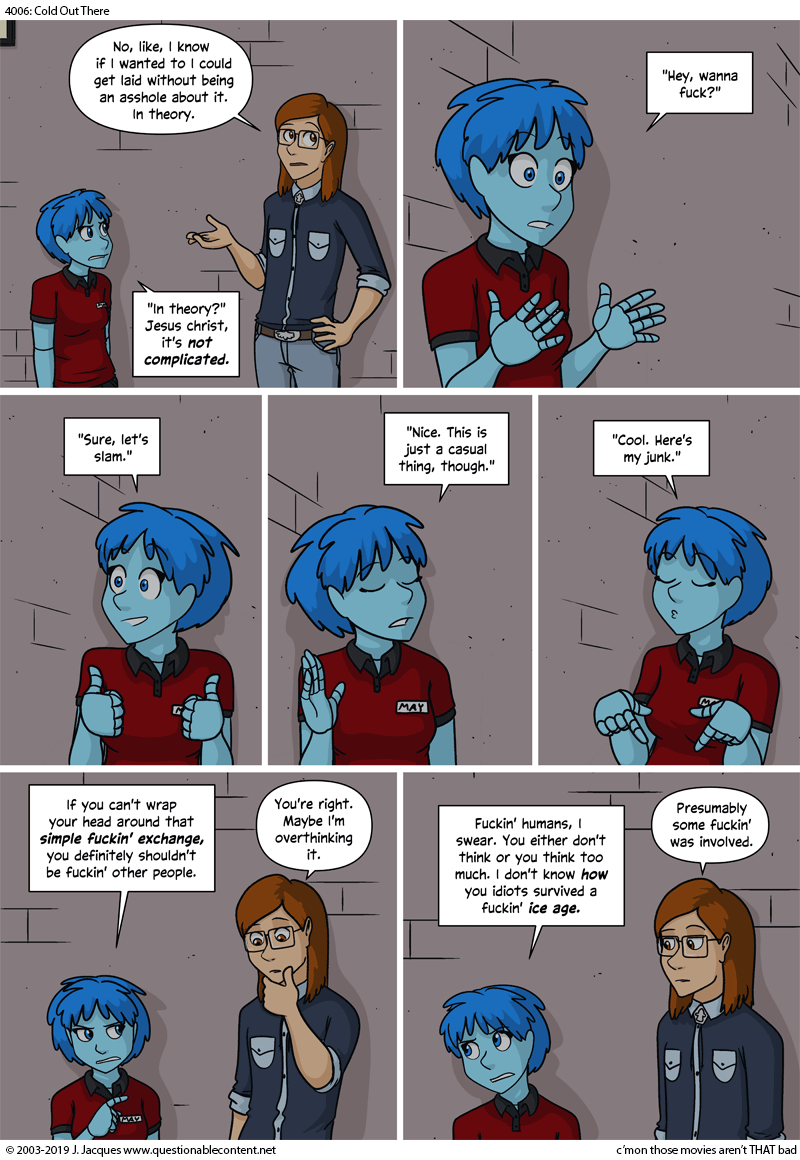 Questionable Content 20.5.2019