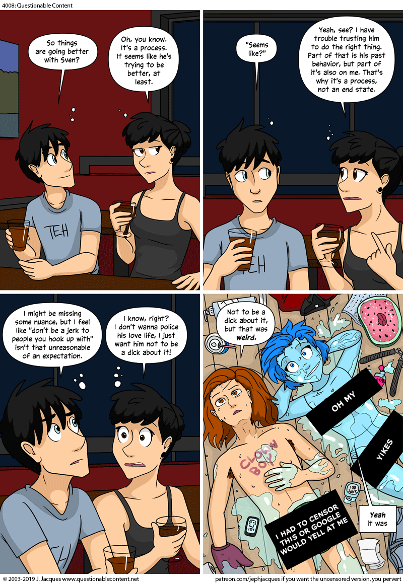 Questionable Content 22.5.2019