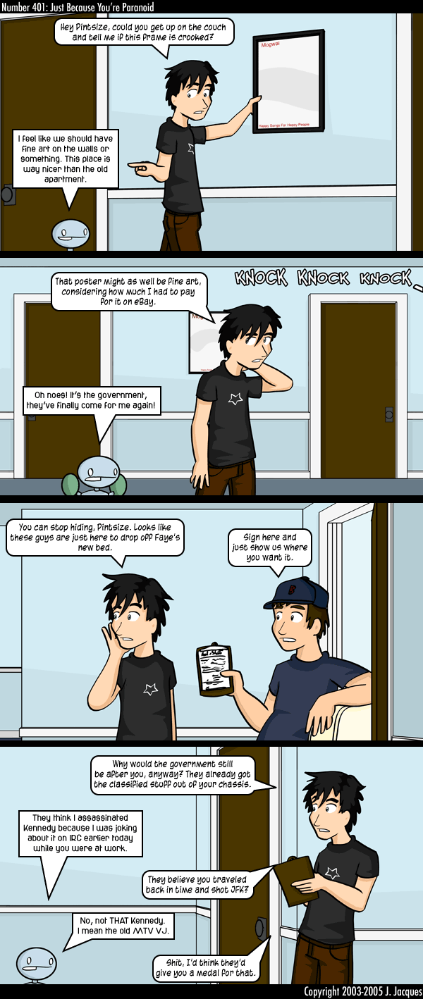 Questionable Content 12.7.2005