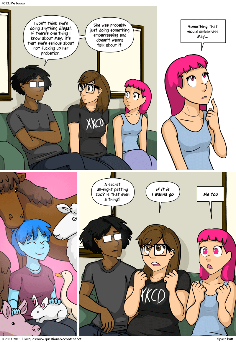 Questionable Content 29.5.2019