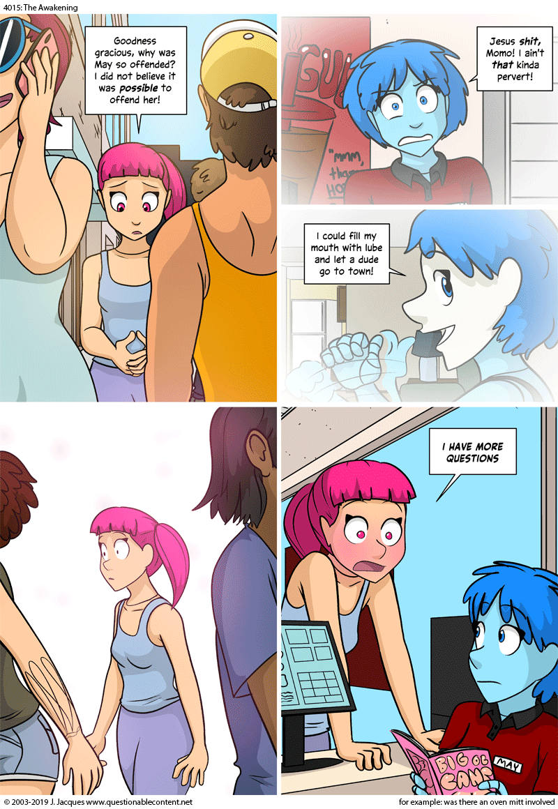 Questionable Content 31.5.2019