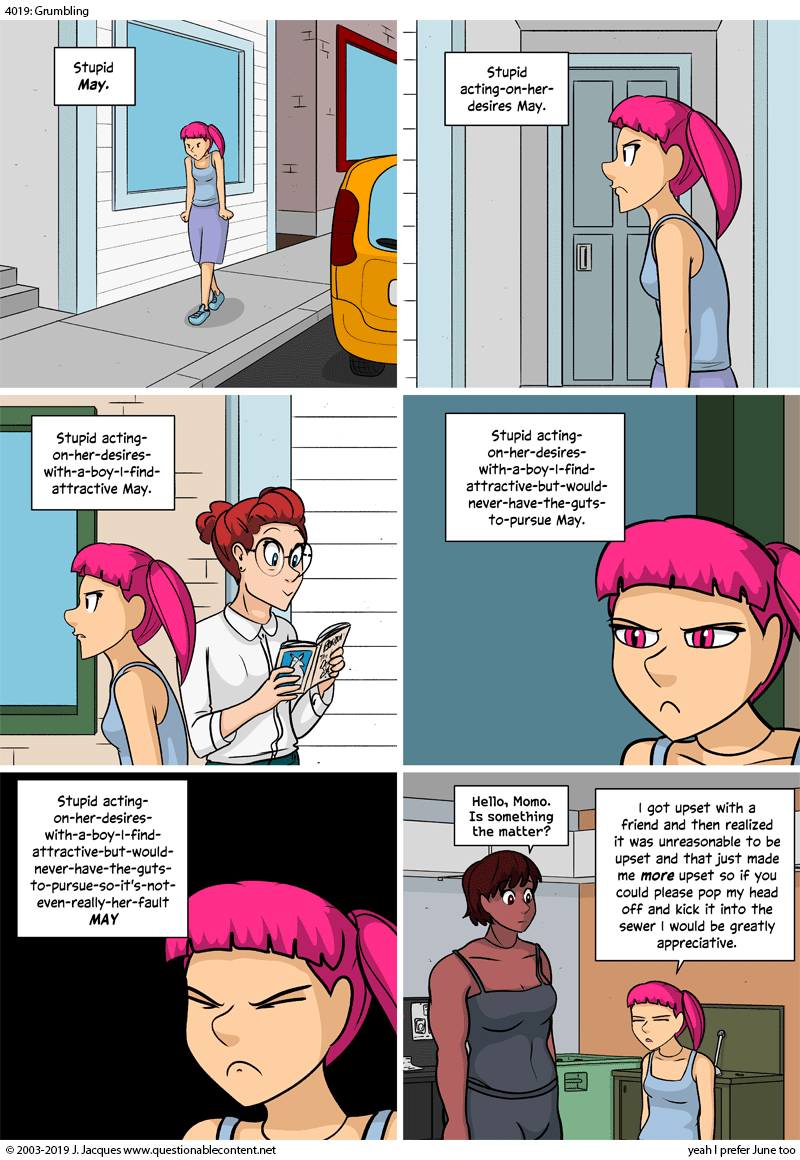 Questionable Content 6.6.2019