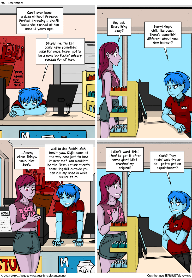 Questionable Content 10.6.2019