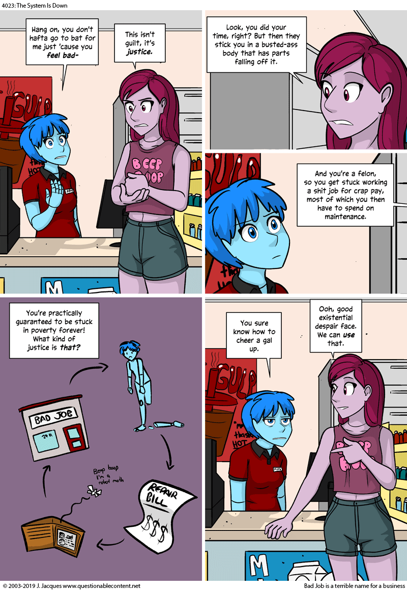 Questionable Content 12.6.2019