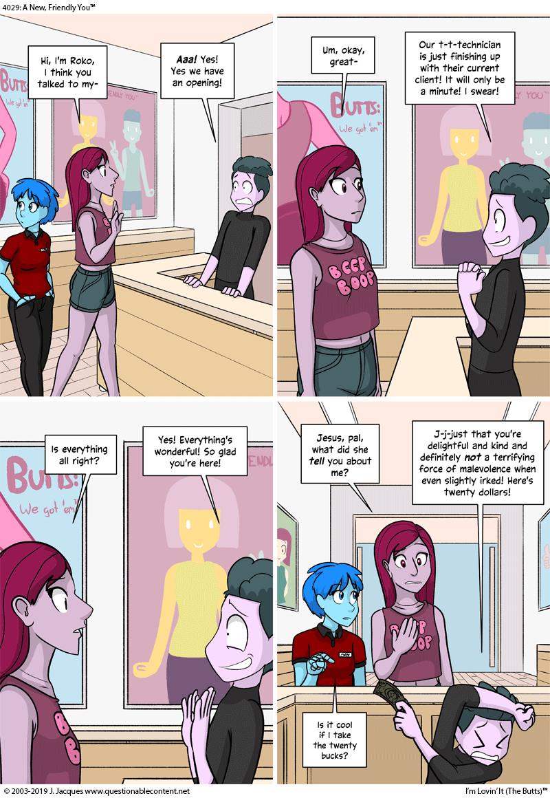 Questionable Content 20.6.2019