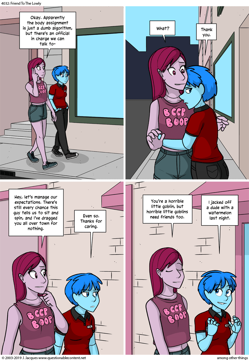 Questionable Content 25.6.2019