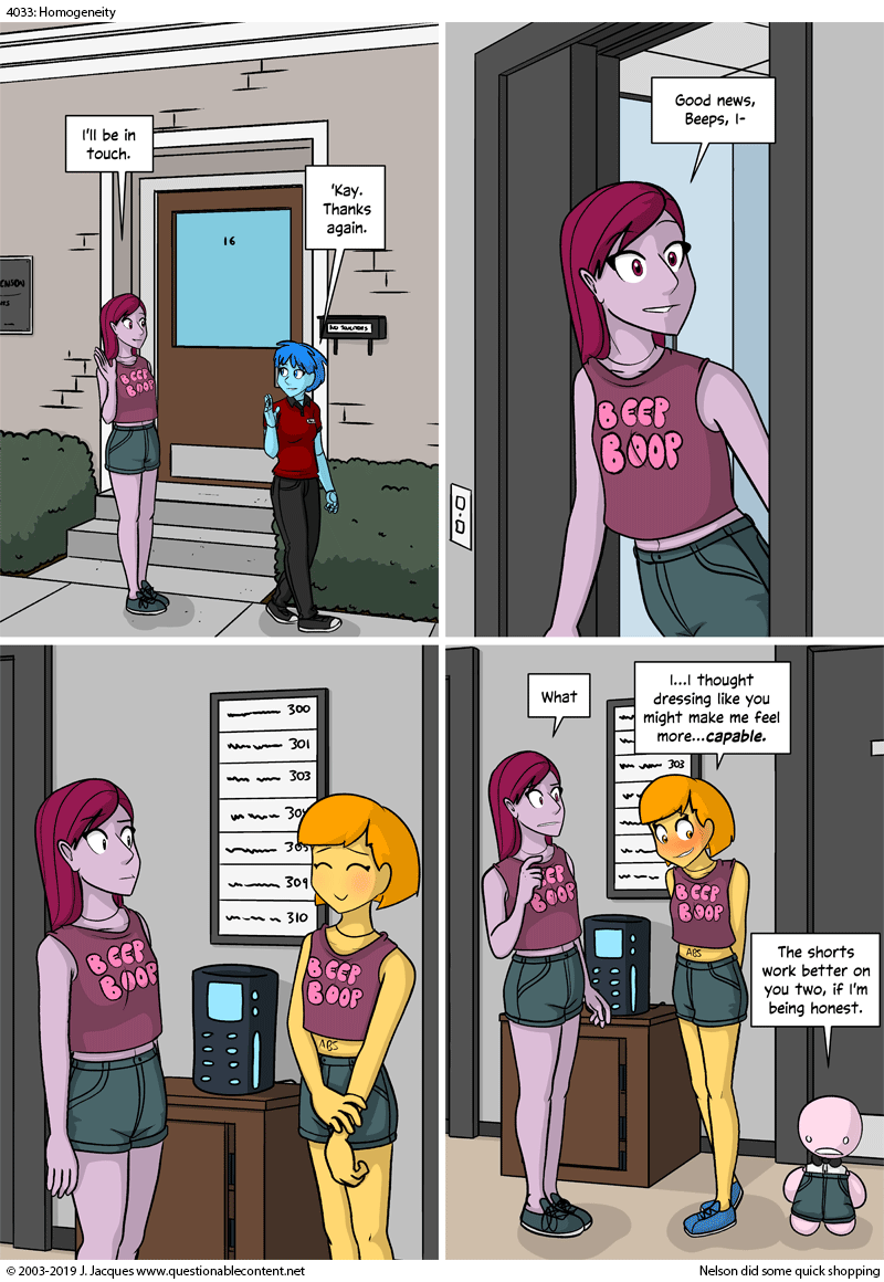 Questionable Content 26.6.2019