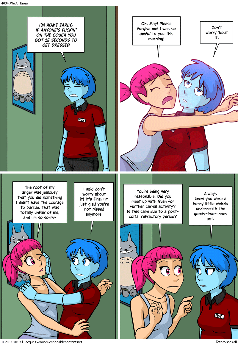 Questionable Content 27.6.2019