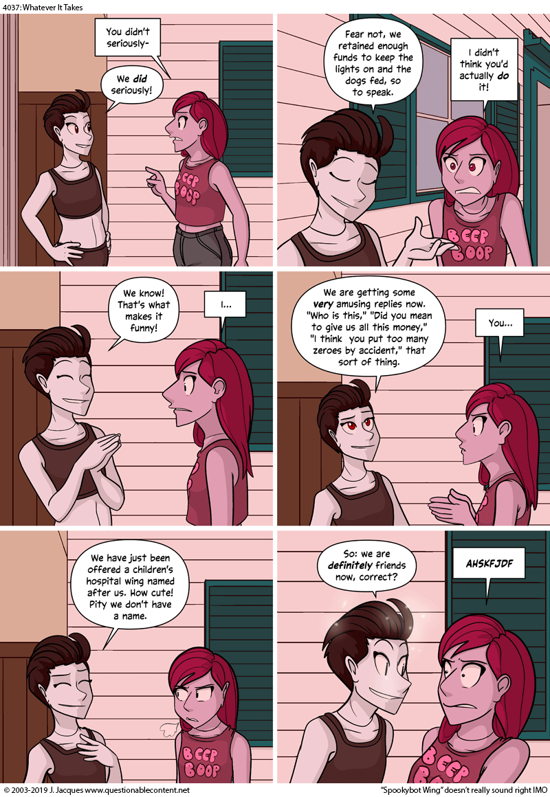 Questionable Content 2.7.2019